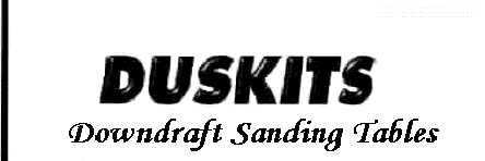 Duskits Downdraft Sanding Tables