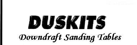 Duskits Downdraft Sanding Tables